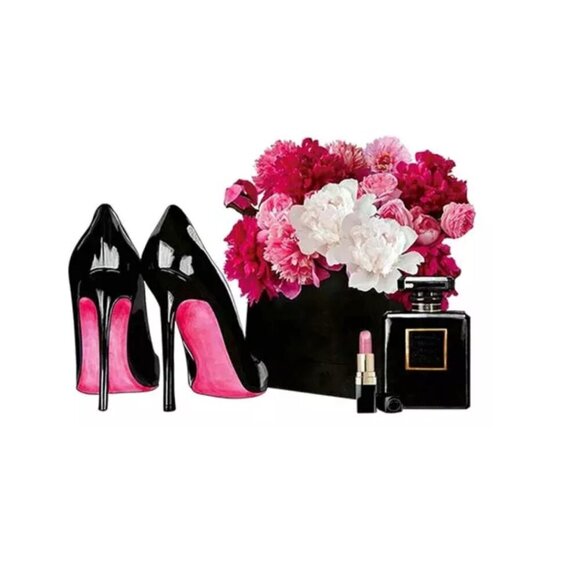 Custom Canvas Tote Bag, Large Size - Fashion Theme #11 - Cream Tote - Picture 2 of 15